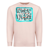 Pale Pink winter vibes Premium Sweatshirt - JahusDesignShop