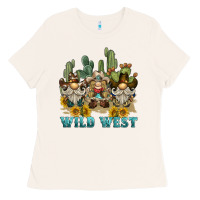 Bone wild west western gnome Ladies Tee - BarkalooDesign