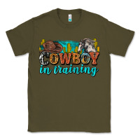 Army Green cowboy in training Classic Tee - Zillion Design Studio