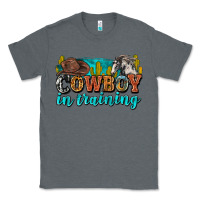 Charcoal Heather cowboy in training Classic Tee - Zillion Design Studio