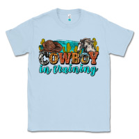 Dusty Blue cowboy in training Classic Tee - Zillion Design Studio
