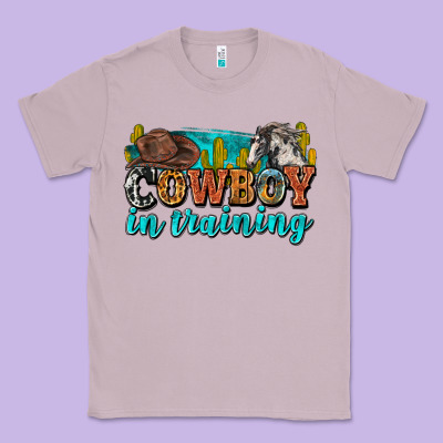 Cowboy In Training Classic Tee Designed By Zillion Design Studio