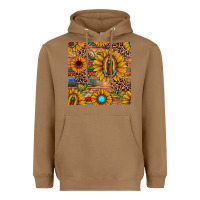 Toasted Coconut our lady of guadalupe sunflower  seamless pattern Heavyweight Hoodie - JahusDesignShop