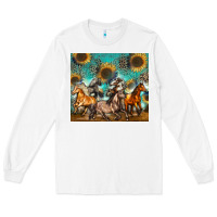 White western horses Long Sleeve Tee - Zillion Design Studio