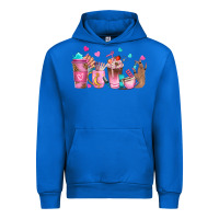 Cobalt nail tech coffee cups Urban Hoodie - NancyCooperArtShop