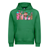 Emerald nail tech coffee cups Urban Hoodie - NancyCooperArtShop