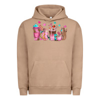 Pigment Burro nail tech coffee cups Urban Hoodie - NancyCooperArtShop
