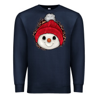 Navy snowman Premium Sweatshirt - JahusDesignShop