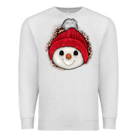 Oatmeal Heather snowman Premium Sweatshirt - JahusDesignShop