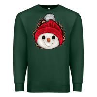 Sports Green snowman Premium Sweatshirt - JahusDesignShop