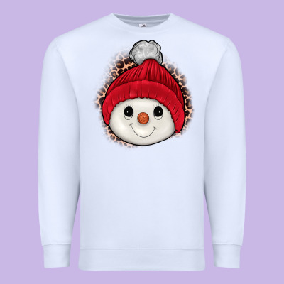 Snowman Premium Sweatshirt Designed By Jahusdesignshop
