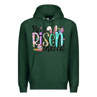 Sports Green he is risen indeed Premium Hoodie - MaliasSmallBusiness