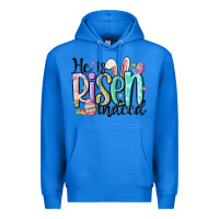 True Royal he is risen indeed Premium Hoodie - MaliasSmallBusiness