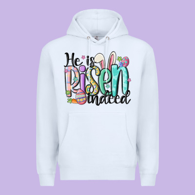 He Is Risen Indeed Premium Hoodie Designed By Maliassmallbusiness