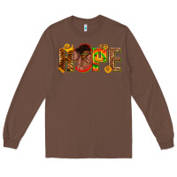 Chestnut hope afro Long Sleeve Tee - texasbilliewilder