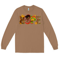 Toasted Coconut hope afro Long Sleeve Tee - texasbilliewilder