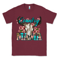 Burgundy country mama Classic Tee - Zillion Design Studio