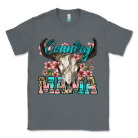 Charcoal Heather country mama Classic Tee - Zillion Design Studio
