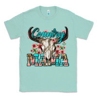 Seafoam country mama Classic Tee - Zillion Design Studio