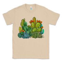 Mushroom watercolor cactus Classic Tee - BarkalooDesign