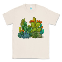 Natural watercolor cactus Classic Tee - BarkalooDesign