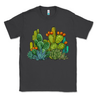 Smoke watercolor cactus Classic Tee - BarkalooDesign