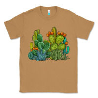 Toasted Coconut watercolor cactus Classic Tee - BarkalooDesign