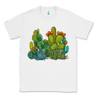 White watercolor cactus Classic Tee - BarkalooDesign