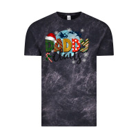 Cloud Black daddy claus christmas Vintage Tee - BarkalooDesign