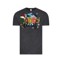 Vintage Black daddy claus christmas Vintage Tee - BarkalooDesign