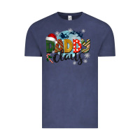 Vintage Denim daddy claus christmas Vintage Tee - BarkalooDesign