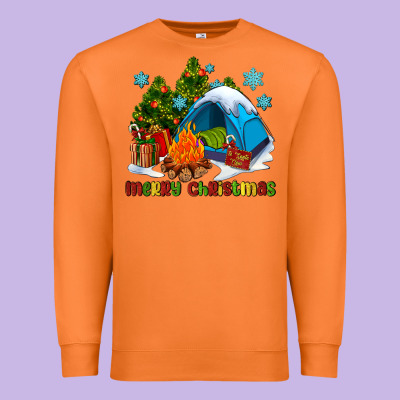 Merry Christmas Camp Premium Sweatshirt Designed By Adodesignshop