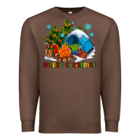 Chestnut merry Christmas camp Premium Sweatshirt - AdoDesignShop