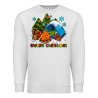 Oatmeal Heather merry Christmas camp Premium Sweatshirt - AdoDesignShop