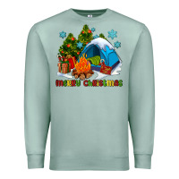 Seafoam merry Christmas camp Premium Sweatshirt - AdoDesignShop