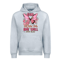 Heather Grey god is within her she will not fail Urban Hoodie - MaliasSmallBusiness