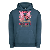 Pigment Midnight Navy god is within her she will not fail Urban Hoodie - MaliasSmallBusiness
