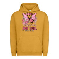 Pigment Peanut Butter god is within her she will not fail Urban Hoodie - MaliasSmallBusiness