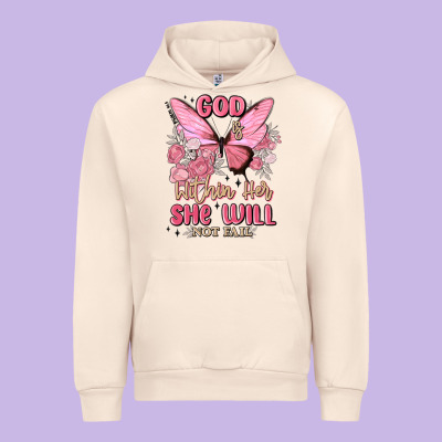 God Is Within Her She Will Not Fail Urban Hoodie Designed By Maliassmallbusiness