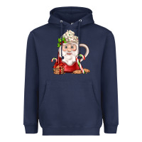 Navy santa coffee Heavyweight Hoodie - JahusDesignShop