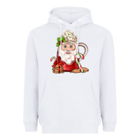 White santa coffee Heavyweight Hoodie - JahusDesignShop