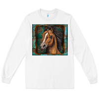 White western horse Long Sleeve Tee - Zillion Design Studio