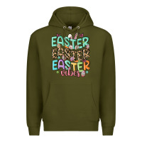 Army Green easter vibes Premium Hoodie - MaliasSmallBusiness