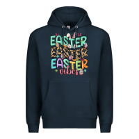 Navy easter vibes Premium Hoodie - MaliasSmallBusiness