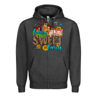 Charcoal Heather farm sweet farm Zipper Hoodie - Zillion Design Studio