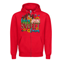 Red farm sweet farm Zipper Hoodie - Zillion Design Studio