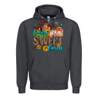 Smoke farm sweet farm Zipper Hoodie - Zillion Design Studio