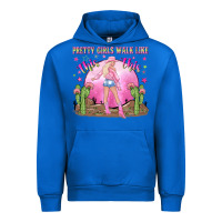 Cobalt pretty girls walk like this this Urban Hoodie - NancyCooperArtShop