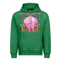 Emerald pretty girls walk like this this Urban Hoodie - NancyCooperArtShop