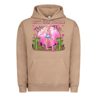 Pigment Burro pretty girls walk like this this Urban Hoodie - NancyCooperArtShop